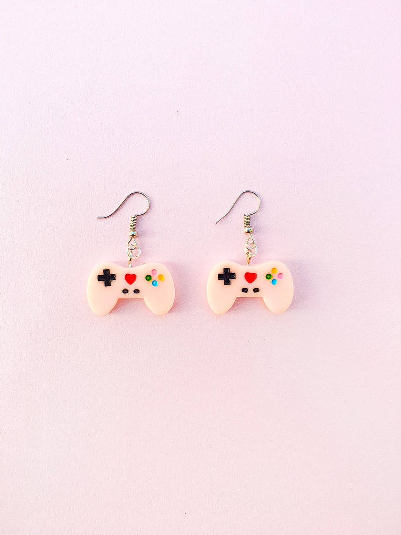 Game Controller Earrings Nerd Earrings Geek Jewelry Etsy