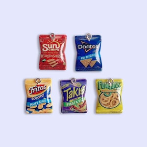 Ciondolo da 2 o 10 pezzi Junk Food - Ciondolo Fast Food - Ciondolo Snack - Ciondolo Pizza - Ciondolo Pranzo - Ciondolo Hamburger - Ciondolo Carboidrati - Ciondolo America - Ciondolo Mangia