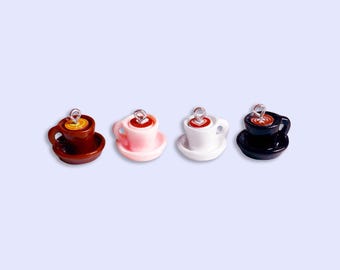 2, 4 or 10pc Mini Real Shaped Coffee and Saucer for DIY Small Business