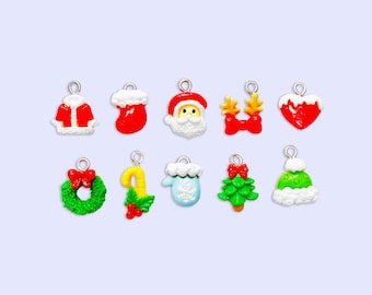 Micro Mini Christmas Mix Charms for Charm Bracelets