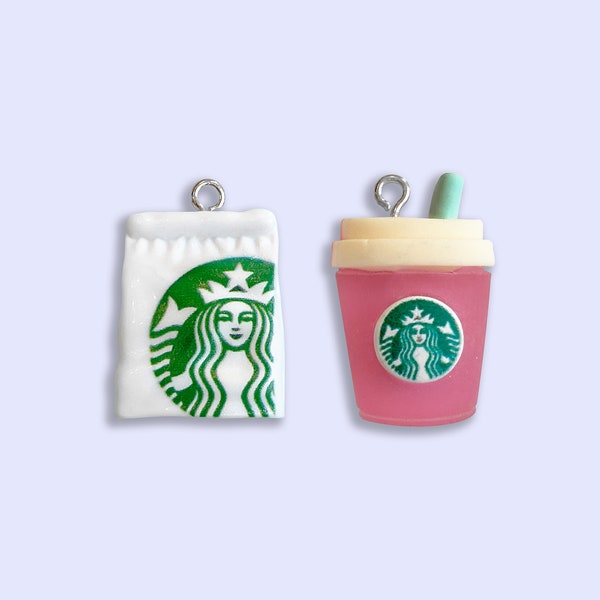 2pc or 10pc Coffee Cup Charm -Latte Charm -Espresso Cup -Espresso Charm -Coffee Cup Charm -Charm Bracelet -Kawaii Charm -Coffee Charm