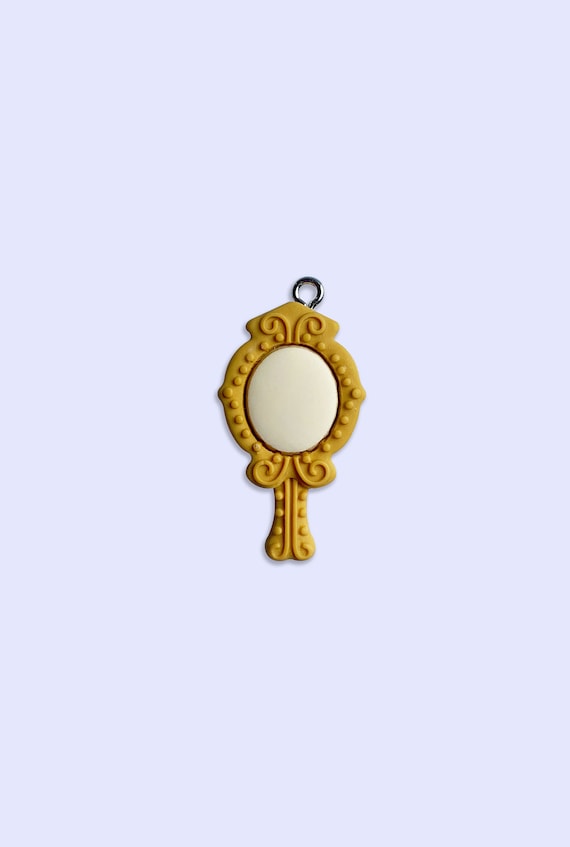 2pc or 10pc Enchanted Mirror Charm -beauty Charm Beast Charm