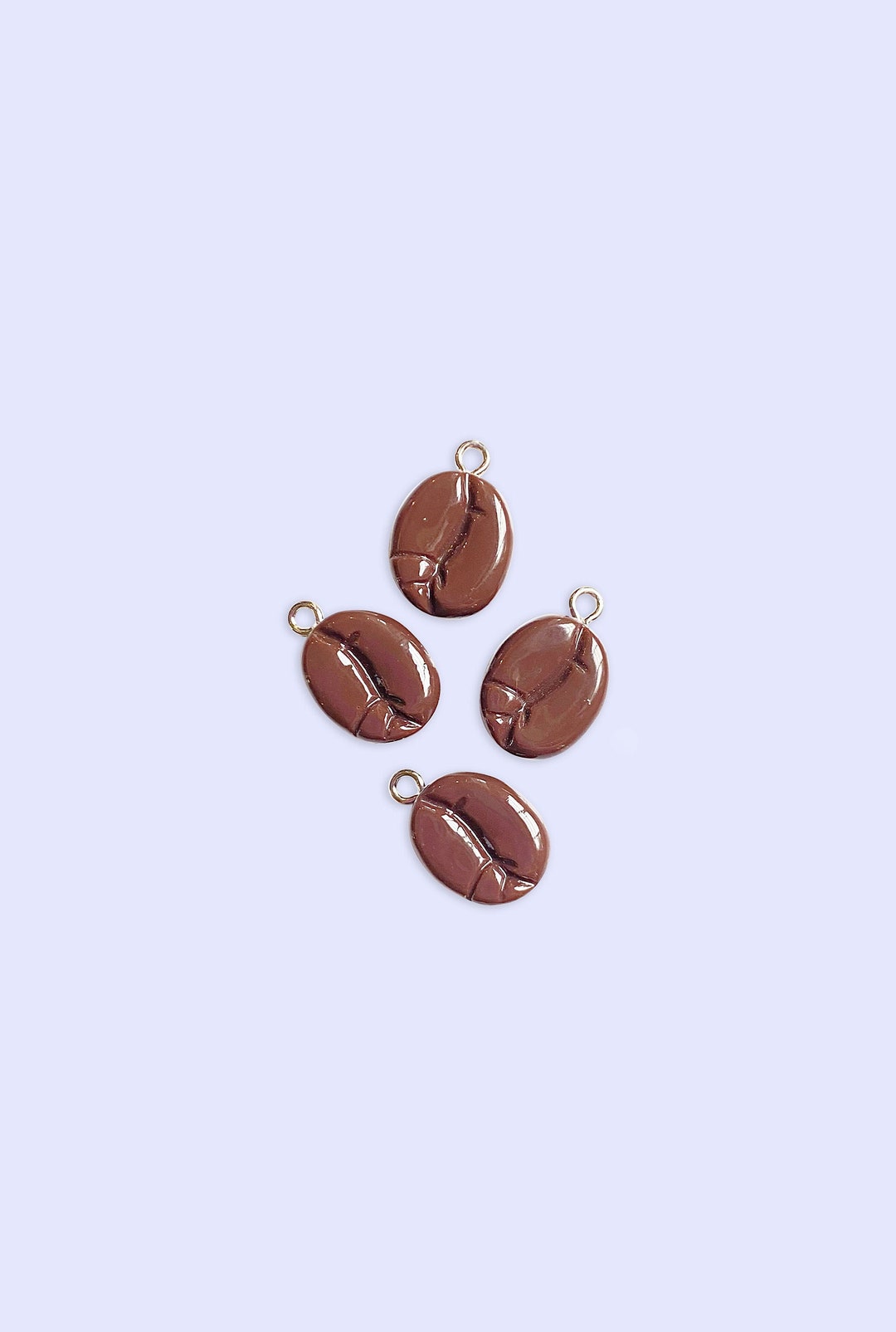 2pc or 10pc Coffee Bean Charm coffee Shop Charm coffee Etsy