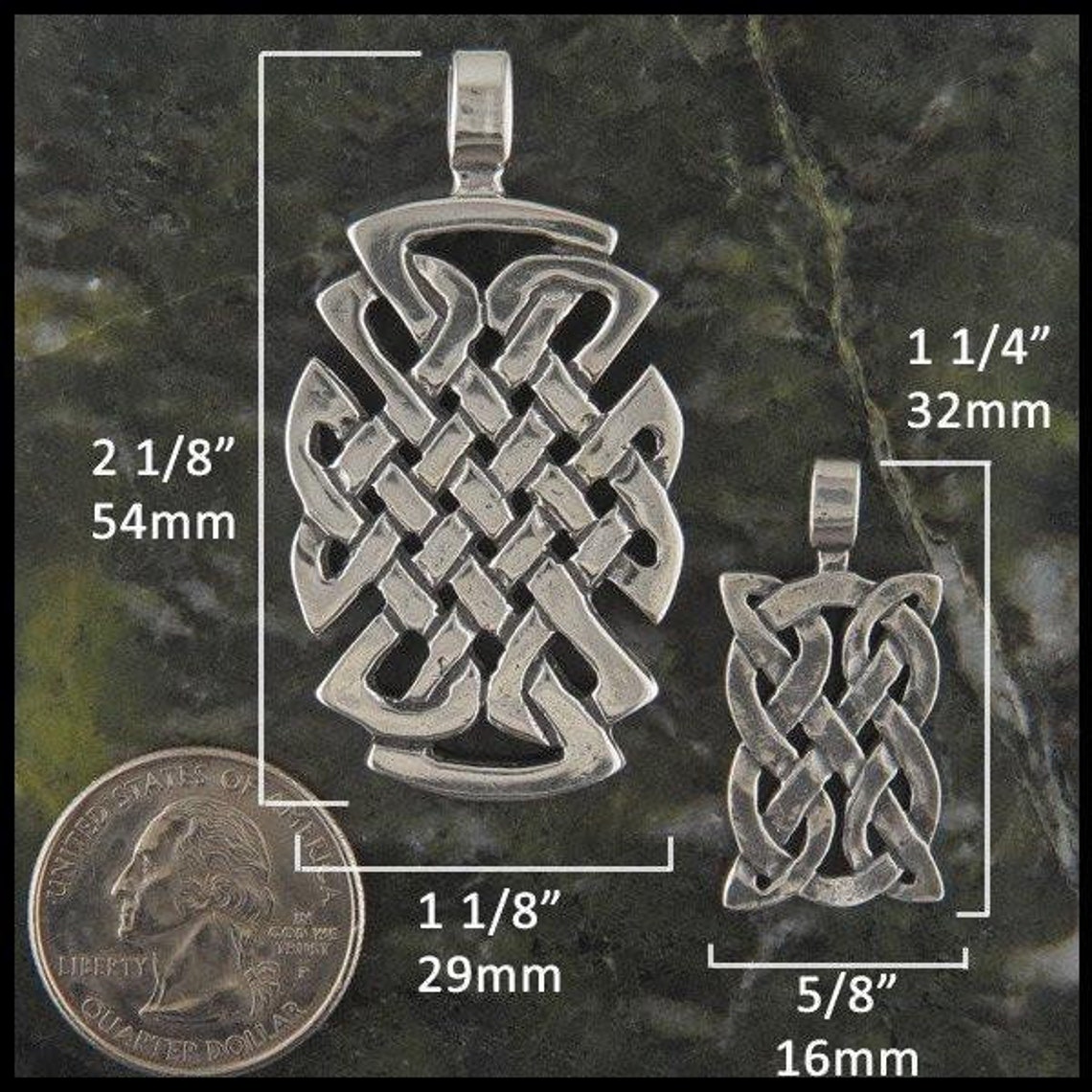 St. Andrew Knot Keychain in Sterling Silver - Etsy