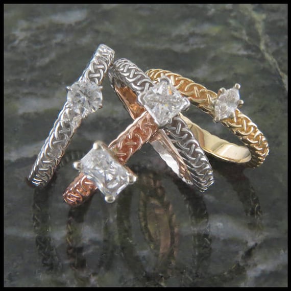 Celtic love 2024 knot engagement ring
