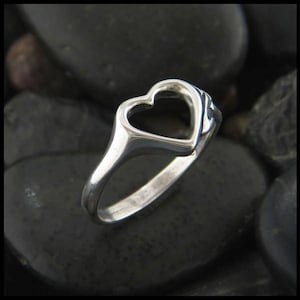 Celtic Open Heart Ring in Sterling Silver