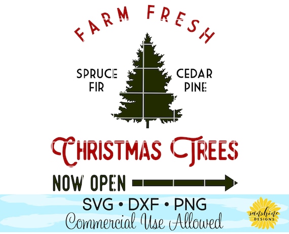 Download Farm Fresh Christmas Trees Svg Christmas Tree Svg Red Truck Etsy PSD Mockup Templates