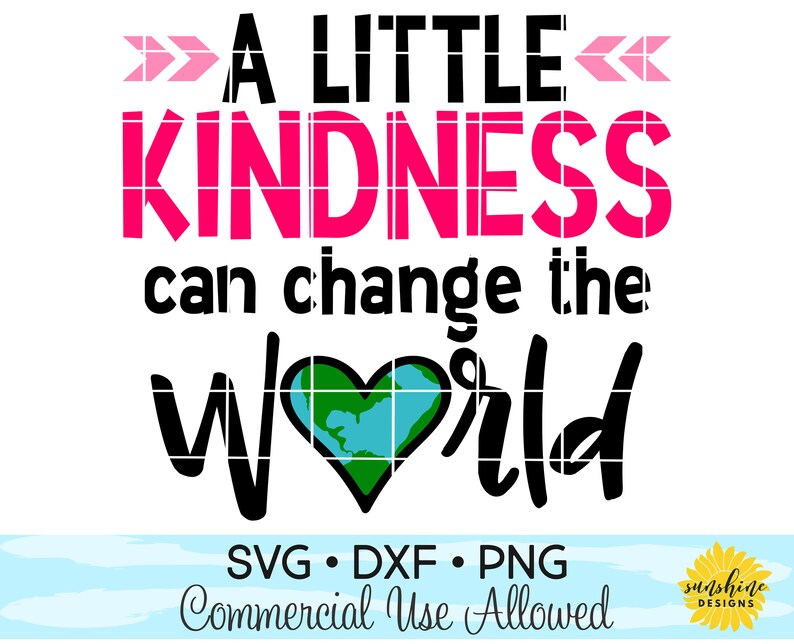 Download Kindness Bundle 15 Designs SVG DXF PNG Anti-Bullying svg ...