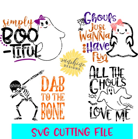 Download Halloween SVG Bundle Kid's Tshirt Designs 4 DESIGNS | Etsy