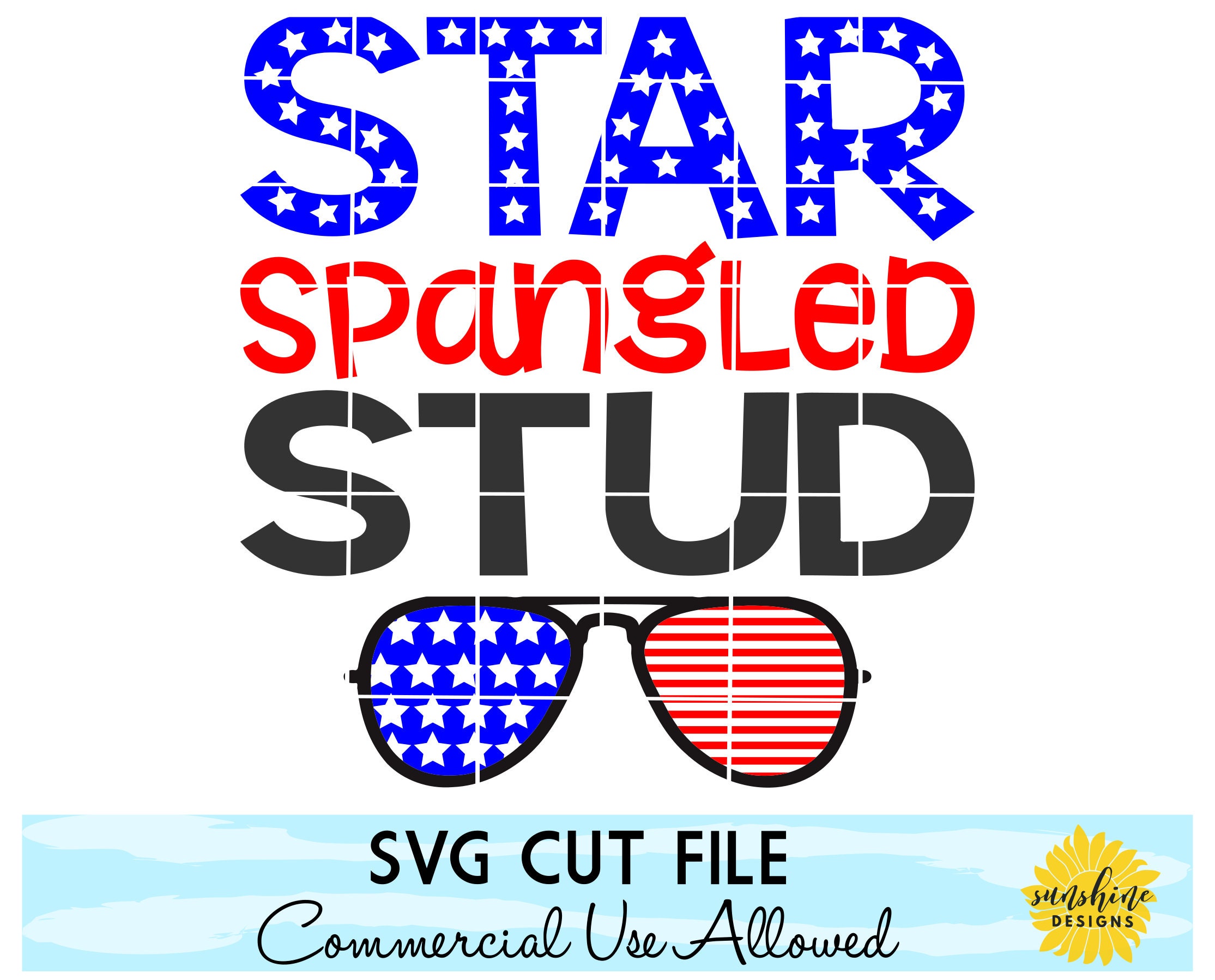 Download Fourth Of July Svg 4th Of July Svg Star Spangled Stud Svg Etsy