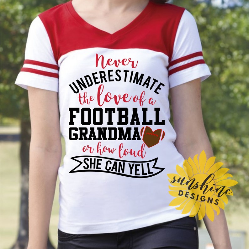 Download Football Grandma svg Never Underestimate the Love of a | Etsy