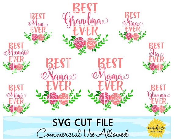Download Mother S Day Svg Bundle Best Mama Ever Svg Grandma Svg Etsy