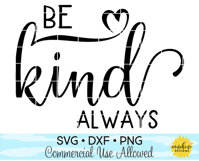 Download Be Kind Always SVG DXF PNG Anti-Bullying svg Pink Shirt ...