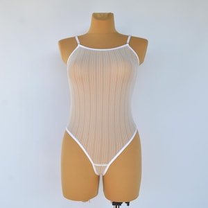 See through bodysuit, sheer sexy lingerie