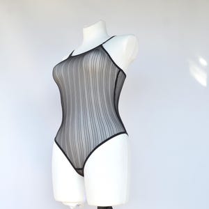 Transparent lingerie, see through bodysuit