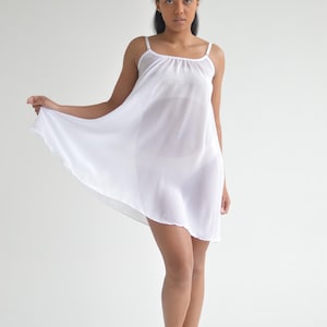 Sheer nightgown, See through nightie, Sheer Babydoll dress, Sheer chiffon nightgown, Negligee sheer, Sheer clothing