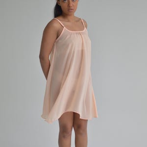 Sheer nightgown, See through nightie, Sheer Babydoll dress, Sheer chiffon nightgown, Negligee sheer, Sheer clothing