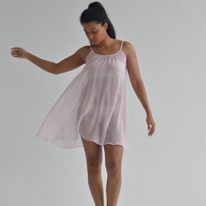 Sheer nightgown, See through nightie, Sheer Babydoll dress, Sheer chiffon nightgown, Negligee sheer, Sheer clothing