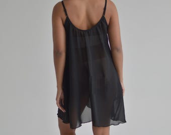 Seductive sheer nightgown, nightgown plus size