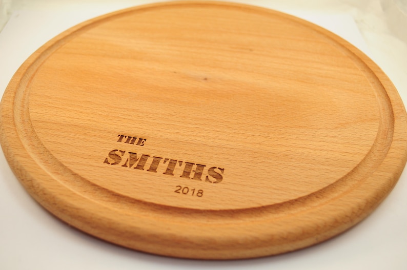 Cutting board housewarming gift wedding custom anniversary personalized wood engraved bridal shower engagement chopping laser engraved pizza