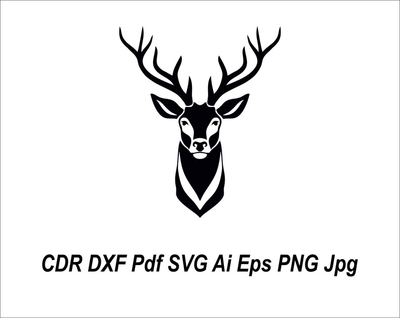 Download Art Collectibles Clip Art Antler Svg Deer Head Svg Hunting Svg Buck Svg Deer Silhouette Elk Head Svg Deer Logo Deer Clipart Animals Svg Forest Animal Svg Cut Files