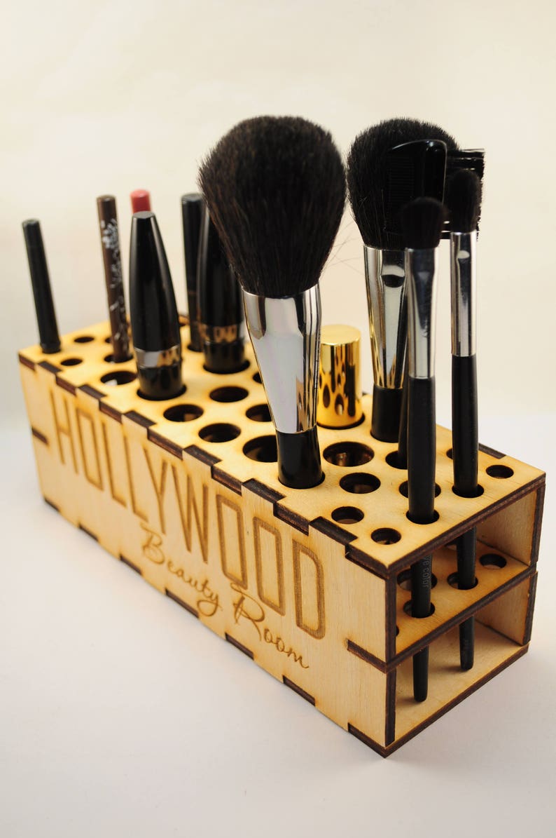 Makeup Brush Organizer Holder Storage Brushes Make up Vanity Etsy
