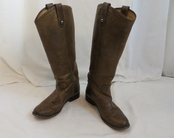 Vintage Frye Melissa Boot Size 6 Rare Color Light Brown Great Boho Boot Versatile Bohemian Comfortable