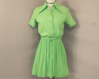 green emerald velvet dress Light Green Fruit Print Puff-Sleeve Midi Dress w/ Slit
