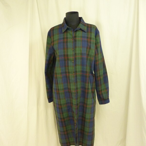 Louise of Lorne Tartan Plaid Long Sleeve Button Shirt