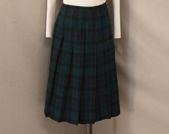 Black watch plaid pencil skirt 2025
