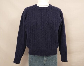 Navy shetland sweater cheap