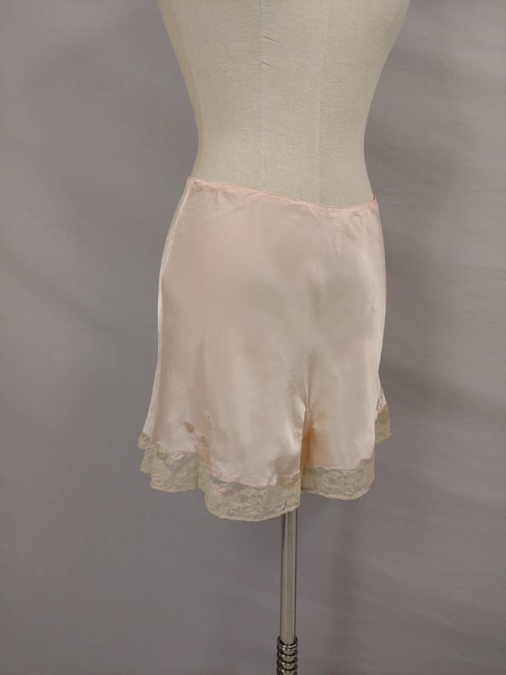 40's Silk Tap Pants Satin Knickers Petti Pant Sz … - image 1