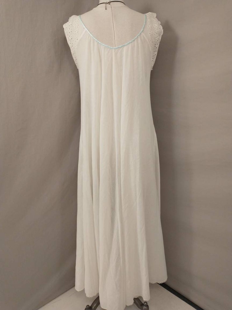 White Nightgown Claire Sandra by Lucie Ann Beverly Hills From - Etsy