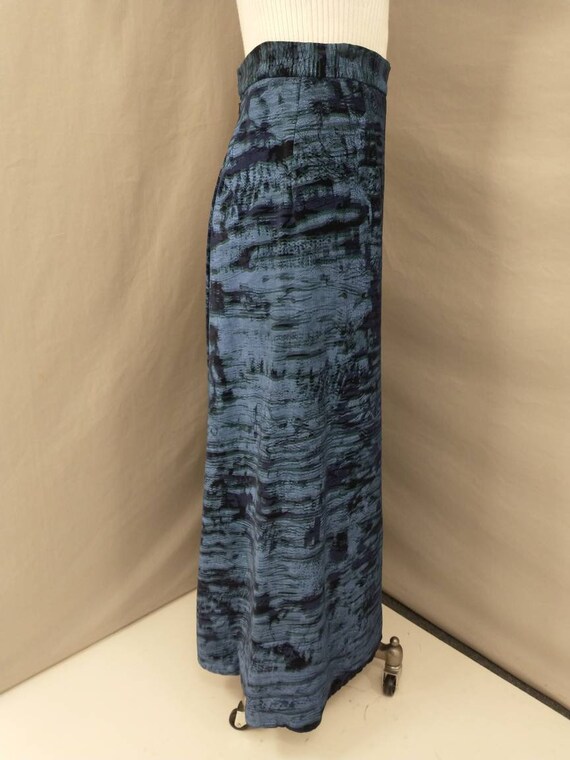 Handmade Velvet Maxi Skirt Vintage Quality 80s Ve… - image 3