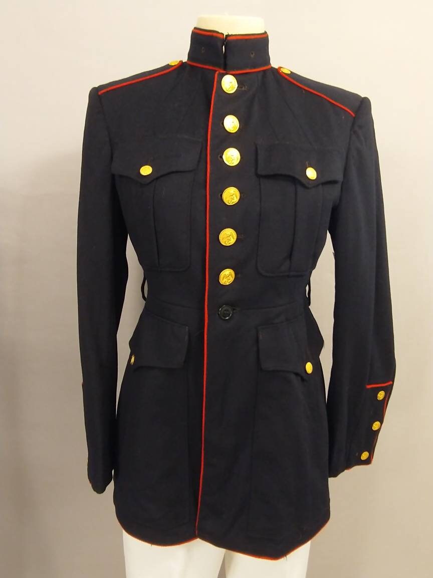 その他 50s USMC dress jaket USMC Dress Blues - 2-M 1950s . UA1071 - Time Traveler Militaria