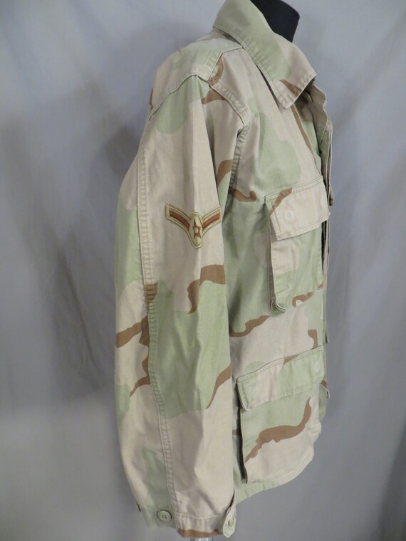 Vintage US Air Force Military Desert Camo Jacket … - image 3