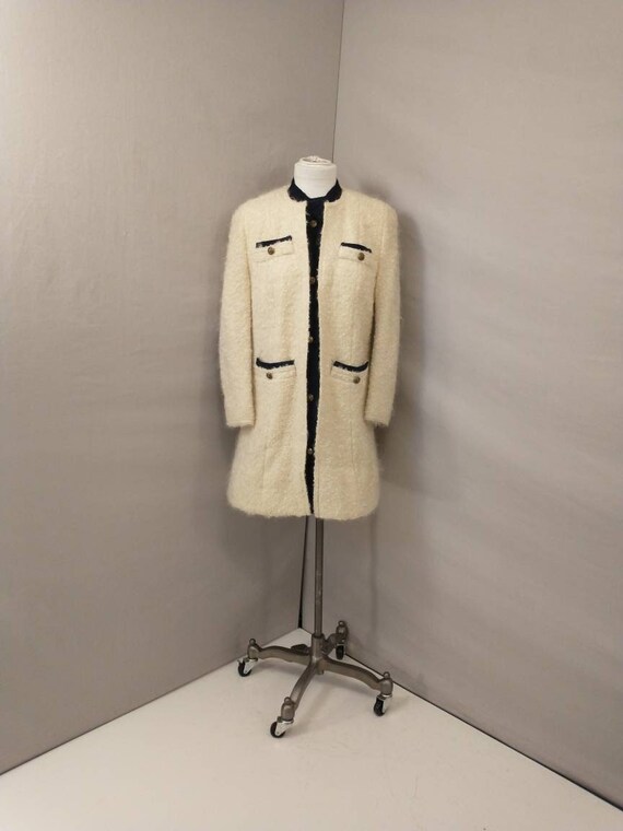 60's Chenile Mini Dress Coat Vintage Saks Fifth Av