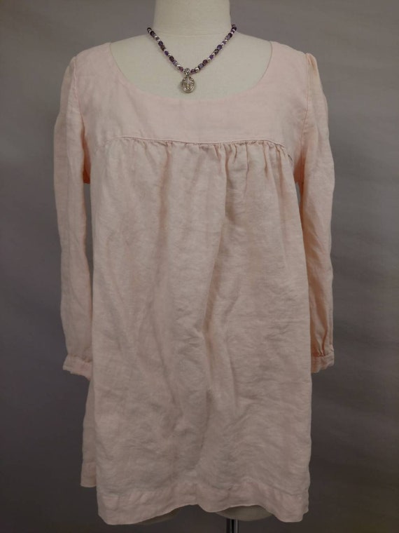 Vintage 90’s pink pointelle long sleeve top
