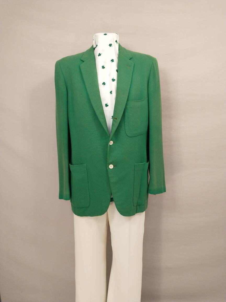 Mens Emerald Green Sports Jacket Etsy
