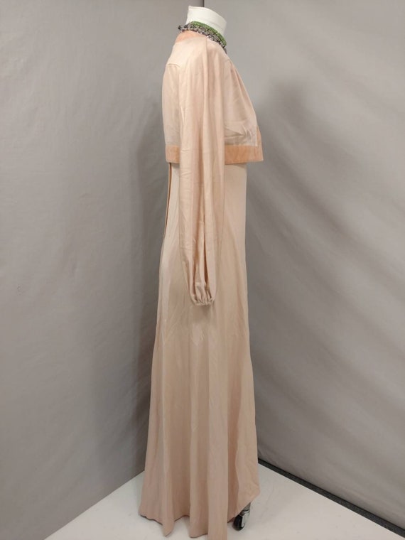 Peach Sixties Maxi Dress Set MS Arpeja Feminine A… - image 3