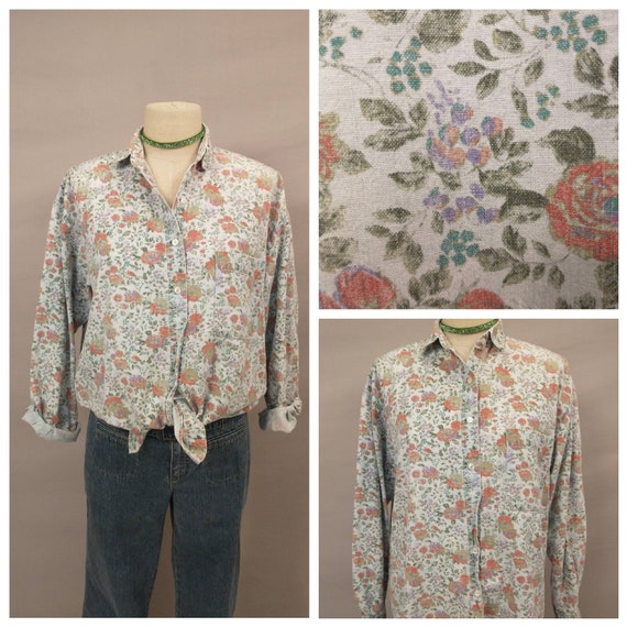 Turquoise Baroque Print Fitted Shirt Medium Floral Buttoned Blouse Bohemian Style Beige Formal Shirt Black Stripe Classic Shirt