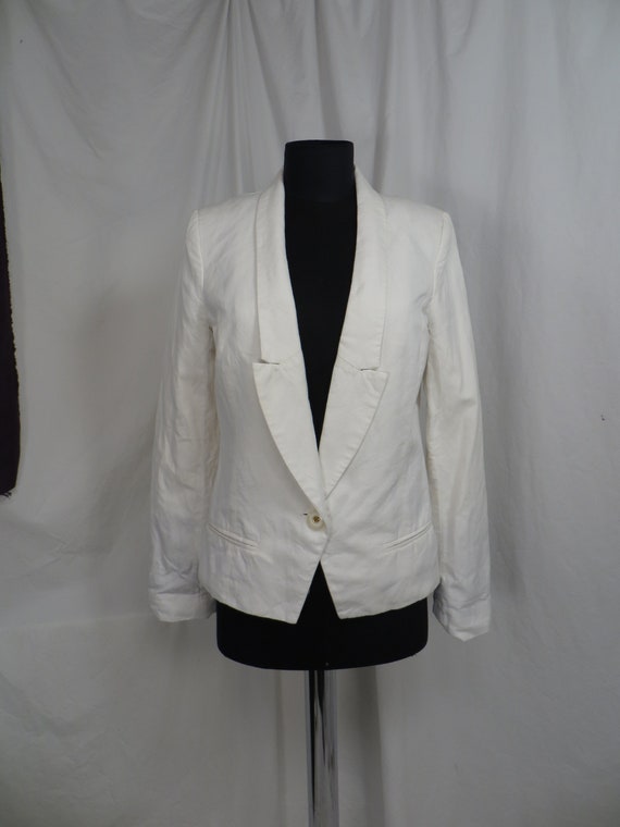 White Eton Jacket Vintage Classic Historical Style