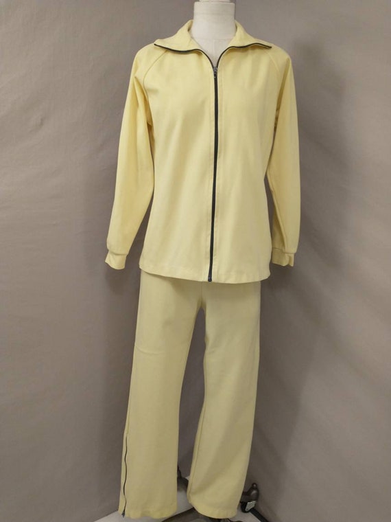 70's Vintage Athletic Sportswear Sweatsuit Tracks… - image 2