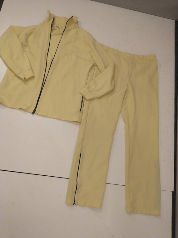 70's Vintage Athletic Sportswear Sweatsuit Tracks… - image 7