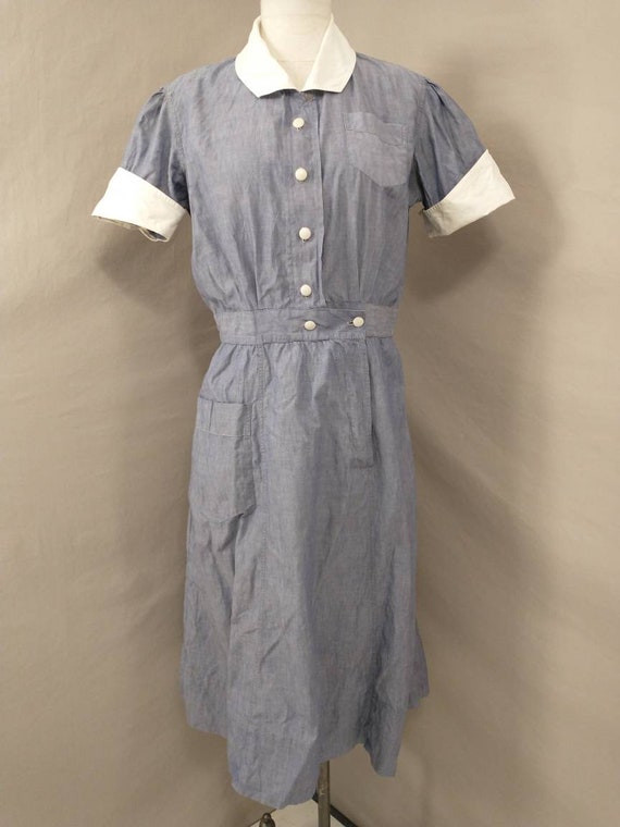 Vintage Nurse Costume Blue Dress Up Vintage Nurse Costume Blue Dress Up