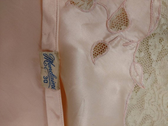 40's Silk Tap Pants Satin Knickers Petti Pant Sz … - image 6