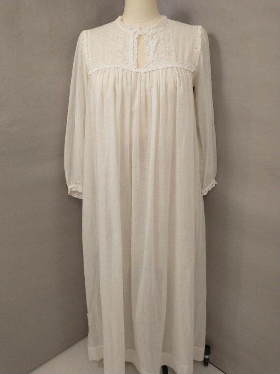 Christian Dior Nightgown Floor Length Vintage 70'… - image 2