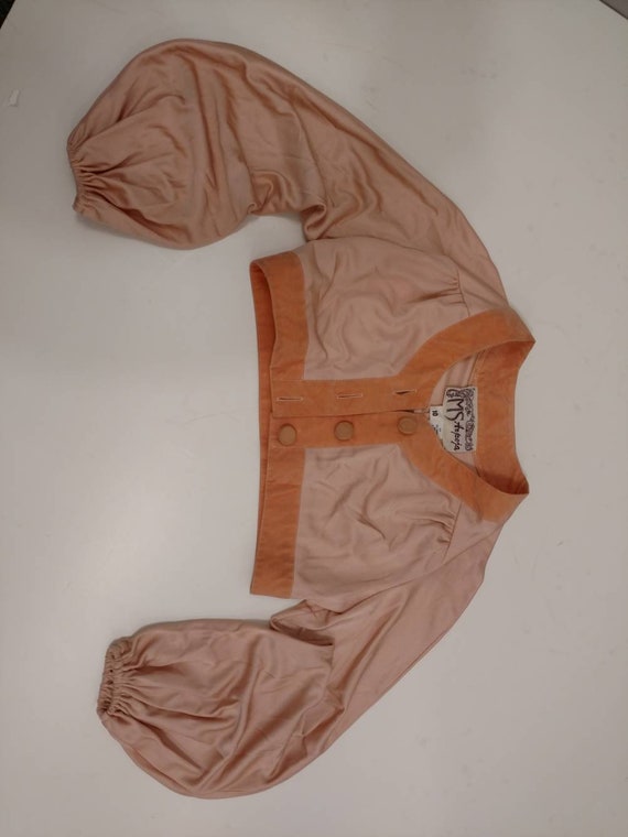 Peach Sixties Maxi Dress Set MS Arpeja Feminine A… - image 9