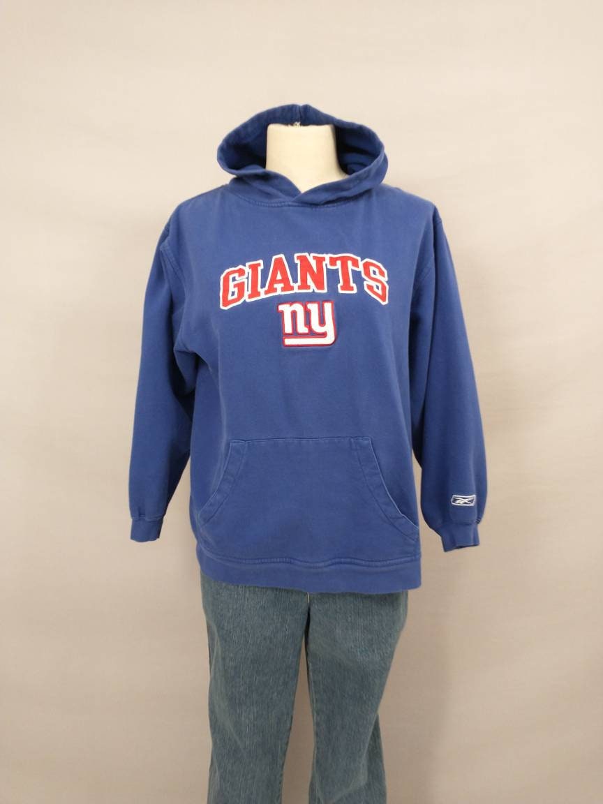 Vintage NFL Sweatshirt NY Giants Blue 