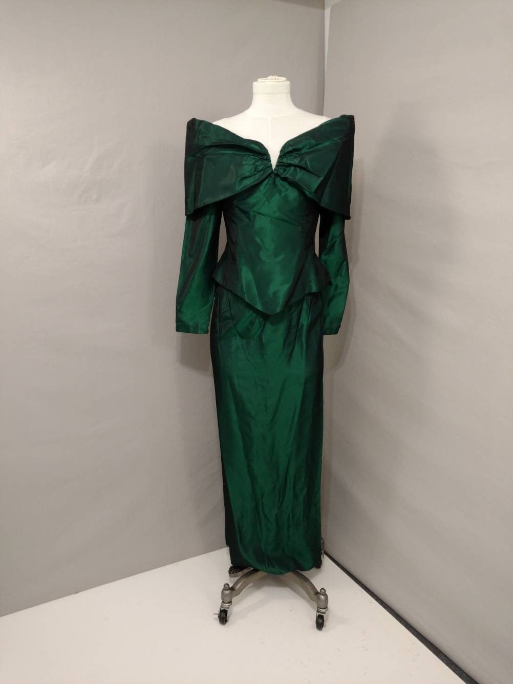 sachin and babi light blue dress A sketch, a dream – now a ball gown✨ Our client came to us with a sketch:  an A‑line silhouette with a soft cream underskirt, green overskirt, and a  bustier adorned with